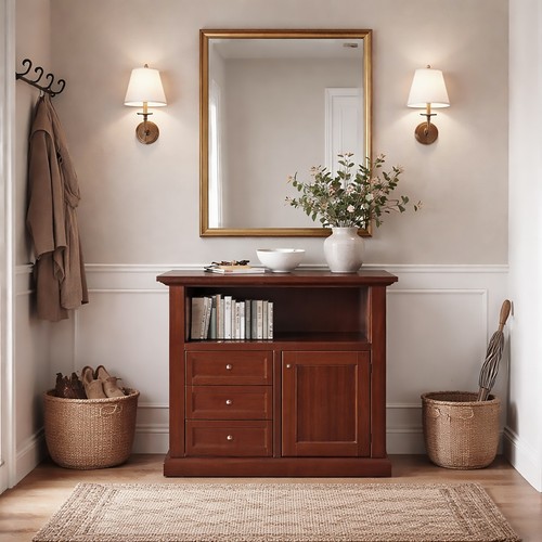 Porta legno 84x40 h - in,