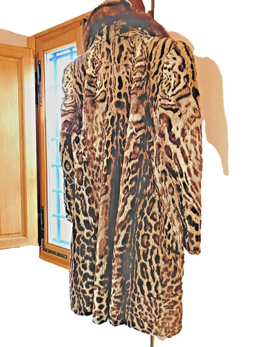 Pelliccia leopardata vintage - leopardata,