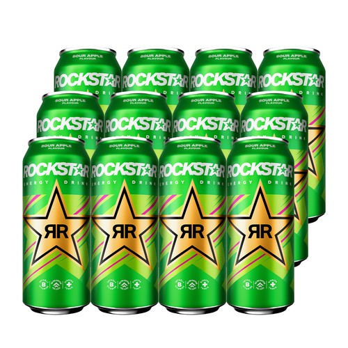 Rockstar energy sours - rockstar, apple