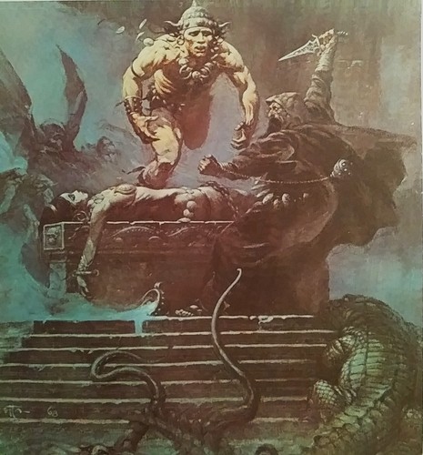 Frazetta sacrificio 1 - "sacrificio", 1°