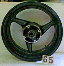 [65] CERCHIO POSTERIORE HONDA CBR 600 RR DEL 2003 DI COLORE NERO, MT 6,00 X 17