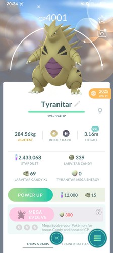 Tyranitar shiny pokemon - shiny, xxl