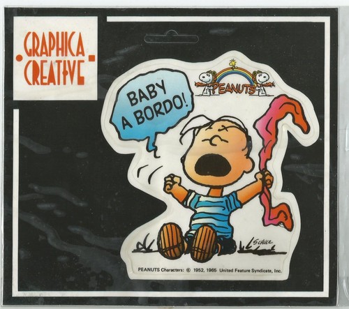 Adesivo peanuts febbre - adesivo,