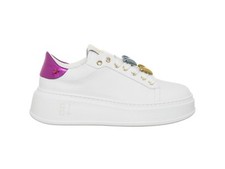 Gio+ Sneakers Hermeline Cuori Made in Italy Tomaia Pelle