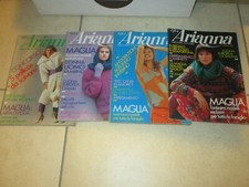 IL FILO DI ARIANNA - RIVISTA DI MAGLIA UNCINETTO RICAMO 4 RIVISTE 1985 OTTIME C.