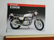 Kawasaki Z 250 B depliant originale moto TESTO INGLESE