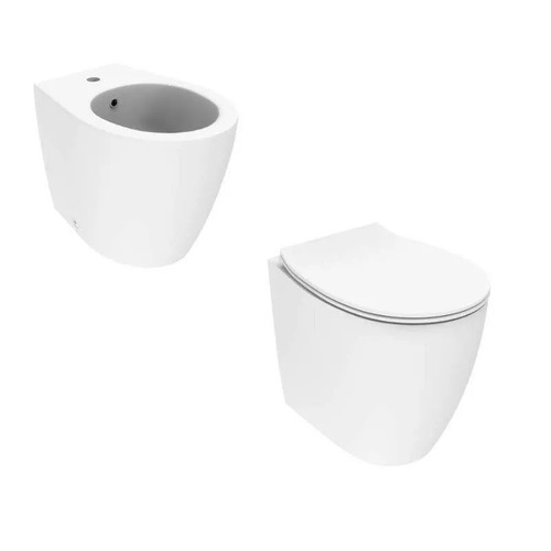 Coppia sanitari terra - di, a