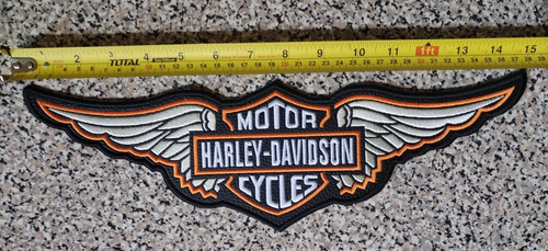 Toppa biker ricamata harley - toppa,