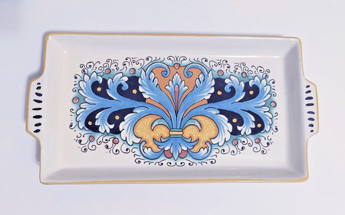 Vassoio ceramica nova deruta - vassoio,