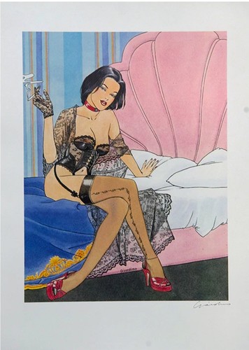 Letto rosa firmato - letto,