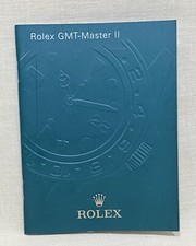 Rolex gmt master - ii, booklet
