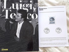FOLDER “LUIGI TENCO + RARO BOLLETTINO FIL ELEMENTI RARI ESAURITI