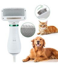Spazzola E Phon Asciugatore Per Cani E Gatti Animali Domestici 2 In 1 Toeletta