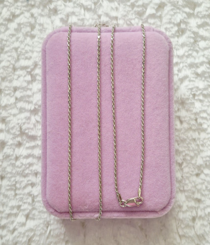 Collana catena corda metallo