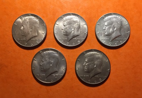 Half dollar 1964 1965 1966 - half,