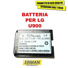 BATTERIA PER LG U900 NERA 3,7V