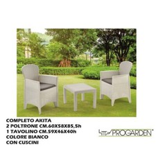 Set COMPLETO AKITA 2 POLTRONE