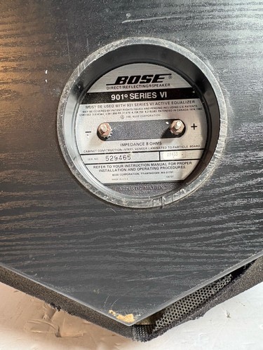 Bose 901 series speaker - 901, vi