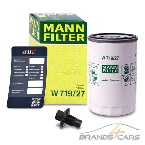 Filtro olio mann vite - mann, +