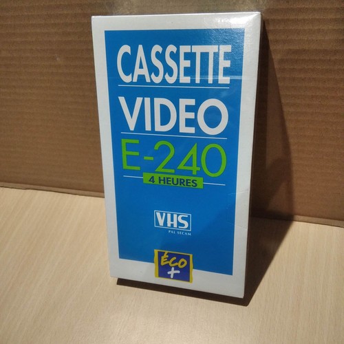 Cassette vidéo vhs vierge - vhs,