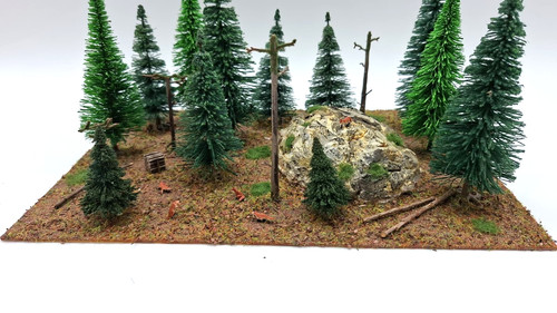 Diorama volpi nel - -,