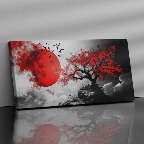 Quadro paesaggio asiatico - quadro,