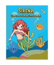 Sirena Libro da colorare per