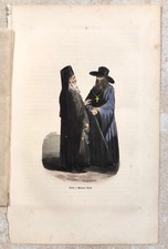1851 COSTUME DI PRETE E MONACO RUSSI