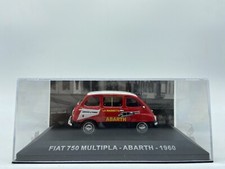MODELLINO AUTO FIAT 750 MULTIPLA ABARTH - 1960 - EDICOLA -SCALA 1:43 LA MARMITTA