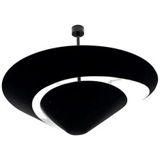 Grande lampada da soffitto Serge Mouille lumaca design stile 1955