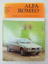 ALFA ROMEO FOULIS MINI MARQUE HISTORY SERIES Car Book P.Hull 1975 ISBN0854291989