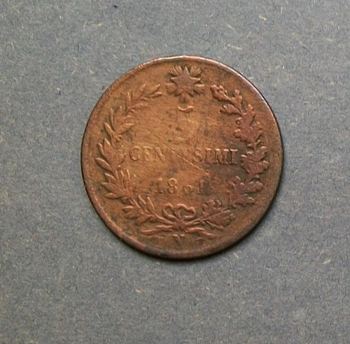 Centesimi 1861 zecca - 5,
