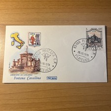 BUSTA PRIMO GIORNO FDC COLLEZIONE GENZANO DI LUCANIA - FONTANA CAVALLINA