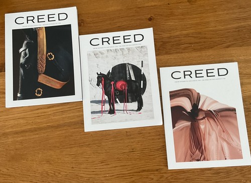 Creed fragrance magazines