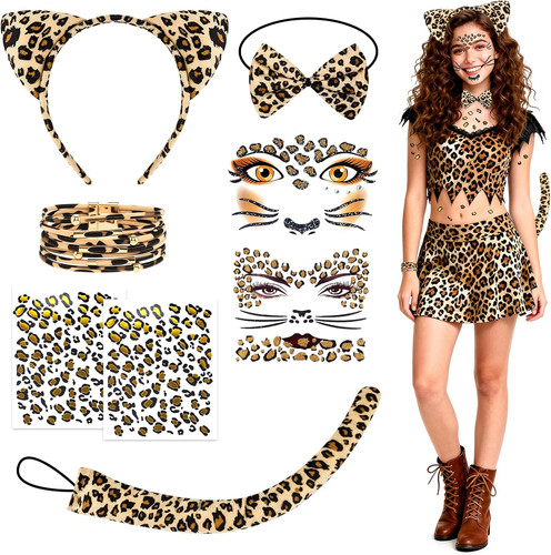 Set costume leopardo da - set,