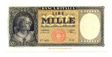 banconota  lire 1000  1947