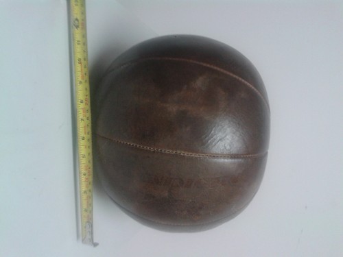 Palla medica pelle - in, vintage