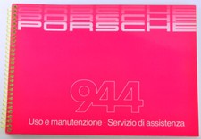 PORSCHE 944 Uso e manutenzione