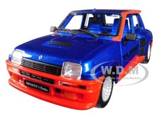 RENAULT 5 TURBO BLUE 1/24