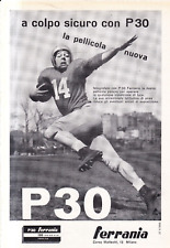 W21 - Pellicola Fotografica P30 FERRANIA  - Pubblicita Advertising Anni 60