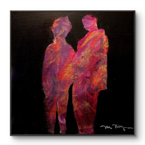 Quadro figura astratta