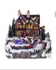 Villaggio Natalizio con luci 25x25x25