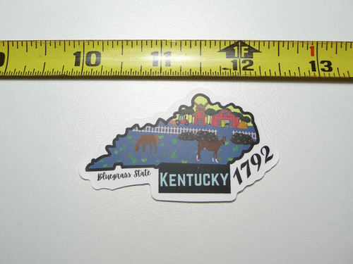 Kentucky piccolo adesivo - kentucky,