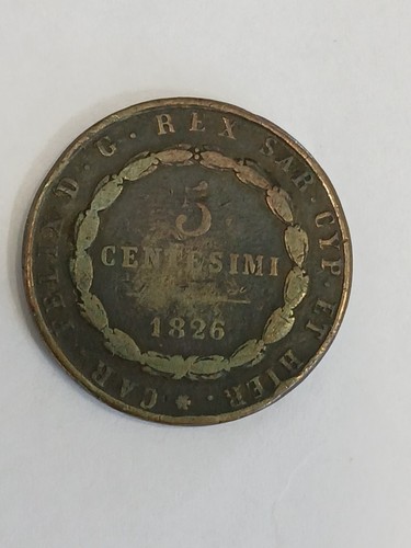 Centesimi 1826 regno - 1826,