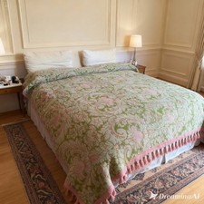 Coperta matrimoniale abruzzese lana Santarelli Sulmona anni ’60 double-face