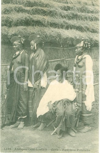 1910 guinea donne tribã - guinea,