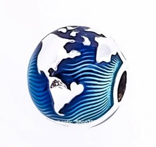 Ciondolo nuovo 100% autentico PANDORA 925 argento blu globo clip 799429C01