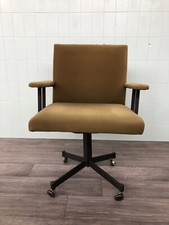 Sedia Girevole vintage Anni 60 da ufficio Da Scrivania In Metallo Tubolare