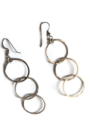 Orecchini cerchio argento - orecchini, in