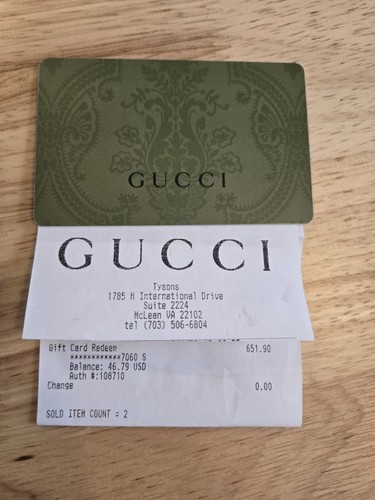 Carta regalo gucci 46 - regalo, $46,79